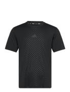 Adidas Power Workout Tee Sport Men Men Sports Clothes Sport Tops Sport T-Skjorte Black Adidas Performance