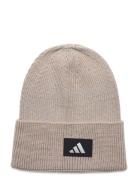 Run Beanie C.r Sport Sport Accessories Sport Beanies Beige Adidas Performance