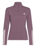 Hyperglam Training Quarter-Zip Top Sport Sport Clothing Sport Sweatshirts & Hoodies Sport Sweatshirts Purple Adidas Performance