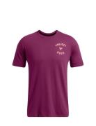 Ua Pjt Rck 7 Ss Sport Men Men Sports Clothes Sport Tops Sport T-Skjorte Purple Under Armour