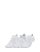 Ua Ad Run Lite 3Pk Ns Sport Women Sport Clothing Sport Socks White Under Armour