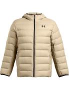 Legend Down Hooded Jacket Sport Men Sport Clothing Sport Outerwear Sport Jackets Sport Outdoor Jackets Beige Under Armour