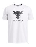 Ua Pjt Rck Brahma Bull Ss Sport Men Men Sports Clothes Sport Tops Sport T-Skjorte White Under Armour