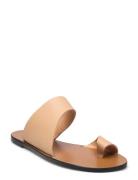 Centola Nocciola Vacchetta Designers Sandals Flat Beige ATP Atelier