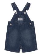 Levi's® Denim Baby Shortalls Bottoms Dungarees Blue Levi's