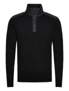 Kilmington Quarter Zip Jumper Designers Knitwear Half Zip Jumpers Black Belstaff