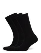 Core Ankle Rib Sock 3P Sport Women Sport Clothing Sport Socks Black Björn Borg