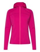 Mija Hooded Fleece Sport Women Sport Clothing Sport Fleeces & Midlayers Pink Kari Traa