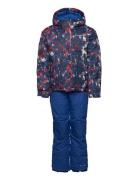 Buga Ii Set Outerwear Snow-ski Clothing Snow-ski Pants Blue Columbia Sportswear