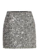 Frangibbsanna Skirt Skirts Short Skirts Silver Bruuns Bazaar