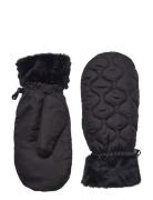 Makara Puff Mittens Accessories Gloves Thumb Gloves Black Becksöndergaard