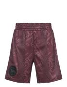 Dbu-Halo 24 Shorts Kids Bottoms Shorts Sport Shorts Burgundy Hummel