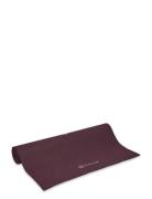 Gaiam Midnight Plum Sundial Flower Yoga Mat 5Mm Classic Printed Sport Sports Equipment Yoga Equipment Yoga Mats And Accessories Burgundy Gaiam