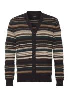 Phillip Cardigan Knit Tops Knitwear Cardigans Brown Clean Cut Copenhagen