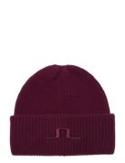 Abby Beanie Sport Women Sport Accessories Sport Beanies Burgundy J. Lindeberg