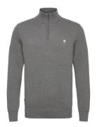 Williams River 1/2 Zip Designers Knitwear Half Zip Jumpers Grey Timberland