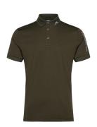 Tour Tech Slim Fit Polo Sport Men Sport Clothing Sport Tops Sport Polos Sport Short-sleeved Polos Green J. Lindeberg