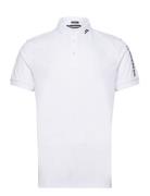 Tour Tech Reg Fit Golf Polo Sport Men Sport Clothing Sport Tops Sport Polos Sport Short-sleeved Polos White J. Lindeberg