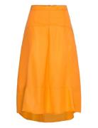 Cmsimi-Skirt Skirts Knee-length & Midi Skirts Orange Copenhagen Muse