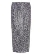 Midi Pencil Skirt Skirts Knee-length & Midi Skirts Grey ROTATE Birger Christensen