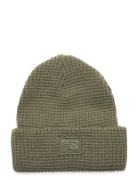 Waffle Knit Cuffed Beanie Sport Sport Accessories Sport Beanies Khaki Green New Balance