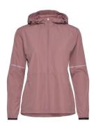 Kinthar W Jacket W/Hood Sport Women Sport Clothing Sport Outerwear Sport Jackets Sport Training Jackets Pink Endurance