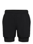 Zayne M 2-In-1 Shorts Sport Sport Clothing Sport Shorts Sport Training Shorts Black Virtus