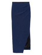 Objfilipa Slm Hw Long Skirt 135 Skirts Maxi Skirts Blue Object