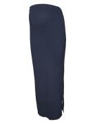 Mljacina Knit Midi Skirt Hw Skirts Knee-length & Midi Skirts Navy Mamalicious