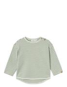 Nmmgeo Alk Ls Rlx Top Lil Sets Sets With Long-sleeved T-shirt Green Lil'Atelier