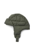 Tori Puffer Hat Accessories Headwear Hats Winter Hats Khaki Green Liewood