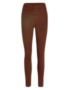 Pocket High-Rise Legging, Long Sport Women Sport Clothing Sport Tights Sport Training Tights Brown Girlfriend Collective