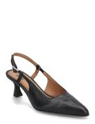 New York Slingback Heels Shoes Sling Backs Heeled Slingbacks Black Twist & Tango