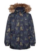 Snow Jacket Outerwear Snow-ski Clothing Snow-ski Jacket Navy Minymo