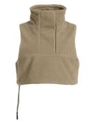 Polar Fleece Collar Vest Campfire Tops Sweatshirts & Hoodies Fleeces & Midlayers Beige Rethinkit