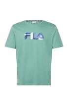 Blunk Regular Graphic Tee Sport Men Sports Clothes Sport Tops Sport T-Skjorte Green FILA