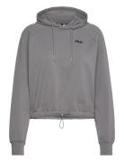 Baalberge Cropped Hoody Sport Women Sport Clothing Sport Sweatshirts & Hoodies Sport Hoodies Grey FILA