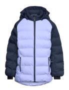 Ski Jacket - Quilt- Contrast Outerwear Snow-ski Clothing Snow-ski Jacket Navy Color Kids