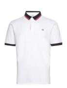 Links Polo Sport Men Sport Clothing Sport Tops Sport Polos Sport Short-sleeved Polos White Calvin Klein Golf