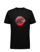 Mammut Core T-Shirt Men Classic Sport Men Men Sports Clothes Sport Tops Sport T-Skjorte Black Mammut