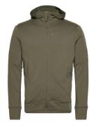 M Mer 260 Quantum Iv Ls Zip Hoodie Sport Men Sport Clothing Sport Sweatshirts & Hoodies Sport Hoodies Khaki Green Icebreaker