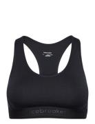 W Mer 125 Z Knit Racerback Bra Sport Women Sport Clothing Sport Bras - All Black Icebreaker