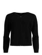 Viscose-Blend Cardigan, Kaara Tops Knitwear Cardigans Black Ivo Nikkolo