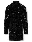 Kogconfidencels Sequins Dress Jrs Dresses & Skirts Dresses Partydresses Black Kids Only