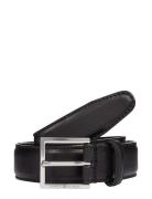 Hudson 3.0 Leather Accessories Belts Classic Belts Black Tommy Hilfiger