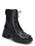 Dorah Shoes Boots Ankle Boots Laced Boots Black VAGABOND