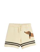 Dog Sp Stripes Sweatshorts Bottoms Shorts Cream Mini Rodini