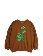 Snake Sp Sweatshirt Tops Sweatshirts & Hoodies Sweatshirts Brown Mini Rodini