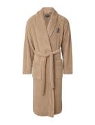 Lesley Fleece Robe Home Textiles Bathroom Textiles Robes Beige Lexington Home