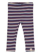 Legging Modal Multi Striped Bottoms Leggings Multi/patterned Petit Piao